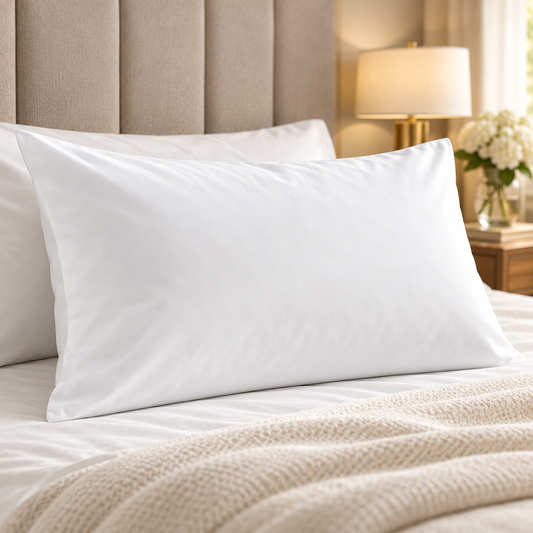 White 400TC Egyptian Cotton Housewife Pillowcase