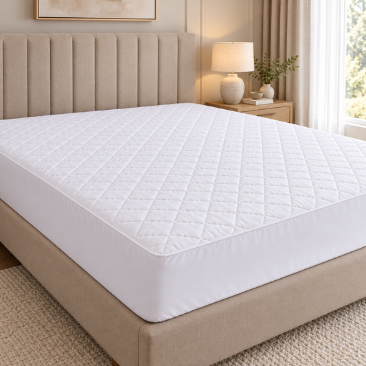 Microfibre Quilted Mattress Protector 30cm Deep