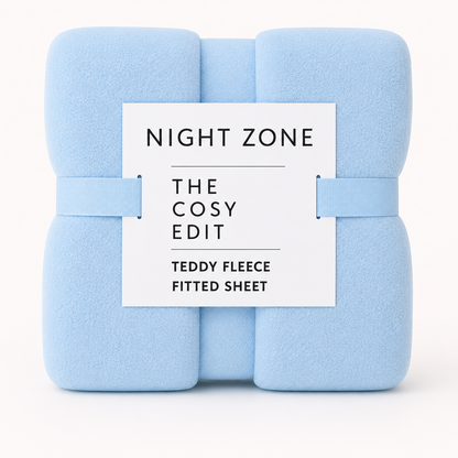 Teddy Fleece Fitted Sheet 30cm Deep – Extra Deep Teddy Bear Bedding | Night Zone