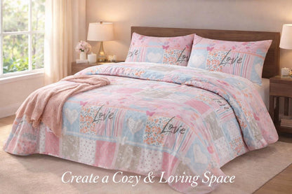 Lux Printed Microfibre Duvet Cover Set – Soft Easy Care Bedding | Night Zone