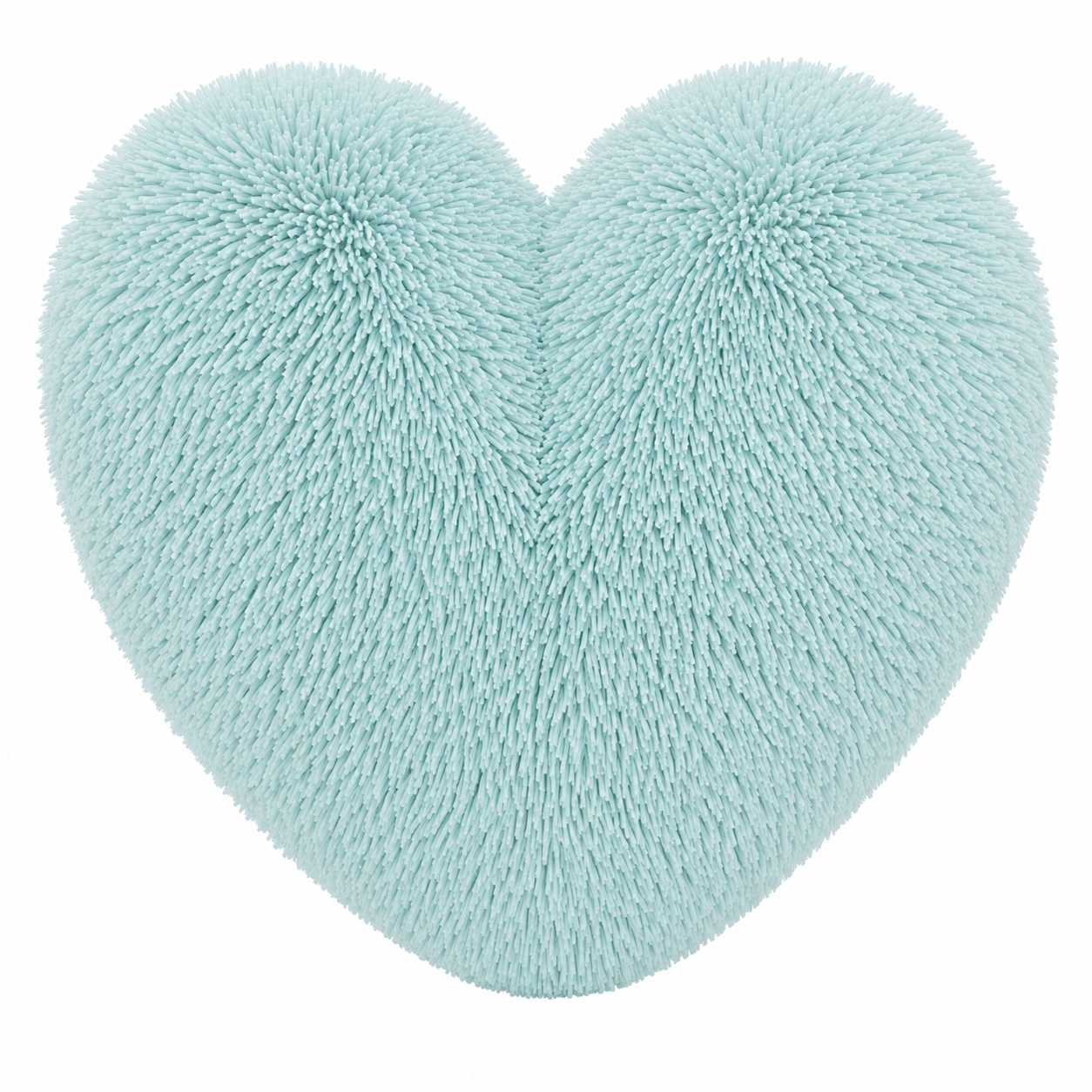 Teddy Cuddles Heart Shape Teddy Fleece Cushion – Soft Filled Decorative Cushion | Night Zone