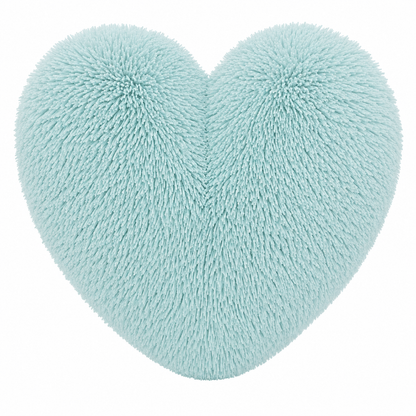Teddy Cuddles Heart Shape Teddy Fleece Cushion – Soft Filled Decorative Cushion | Night Zone
