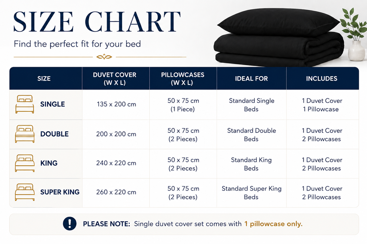 Microfibre Duvet Cover Set – Ultra Soft Easy Care Bedding | Night Zone