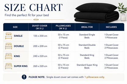 Microfibre Duvet Cover Set – Ultra Soft Easy Care Bedding | Night Zone