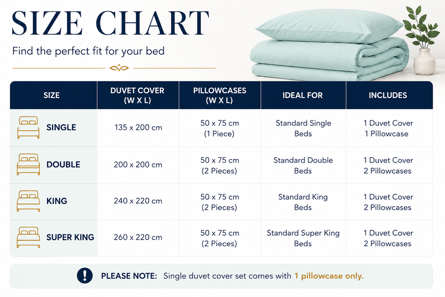 Microfibre Duvet Cover Set – Ultra Soft Easy Care Bedding | Night Zone