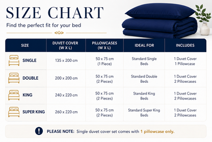 Microfibre Duvet Cover Set – Ultra Soft Easy Care Bedding | Night Zone