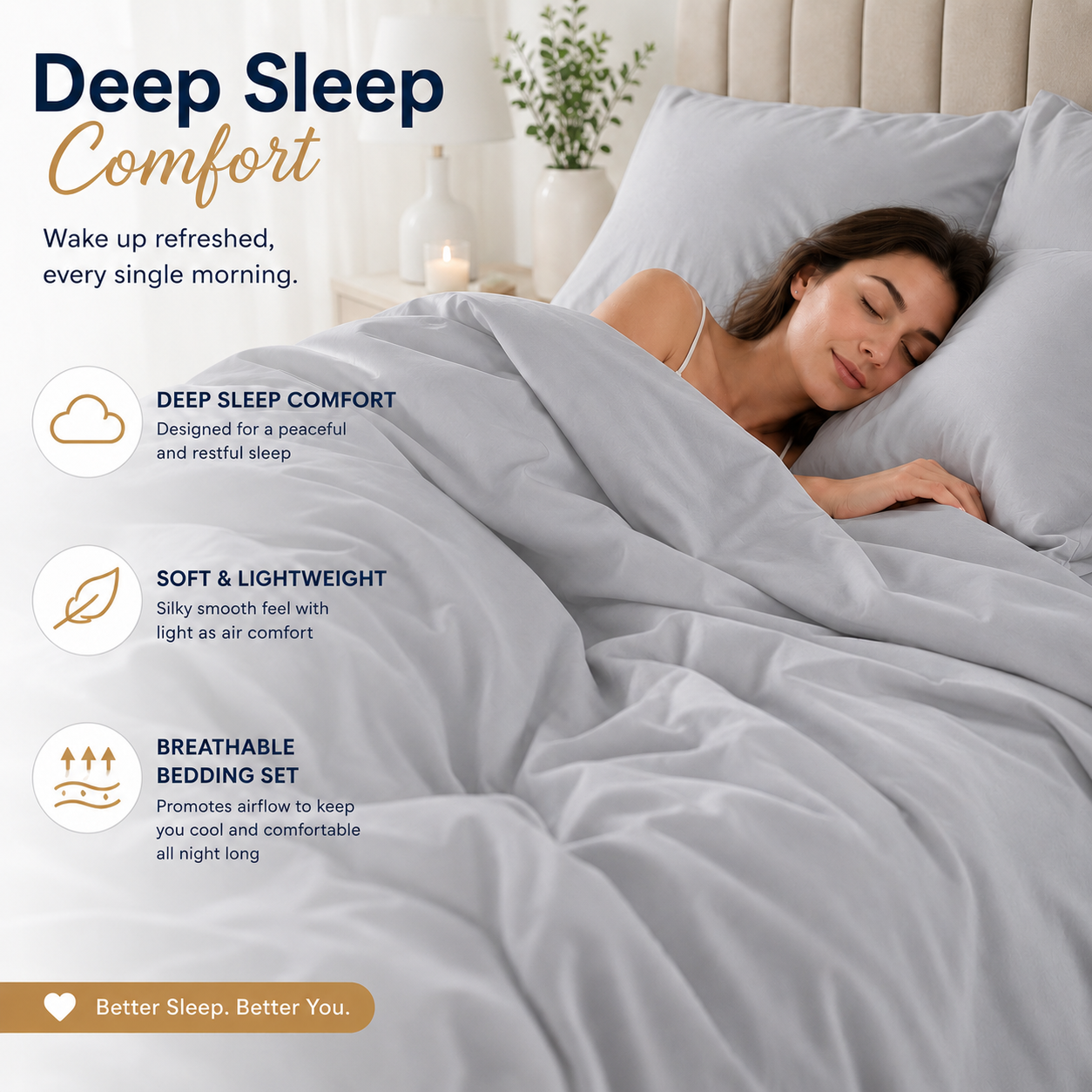 Microfibre Duvet Cover Set – Ultra Soft Easy Care Bedding | Night Zone