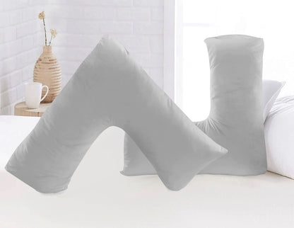 Microfibre V Pillow with Cover or V Pillow Cover Only – Ultra Soft Breathable & Wrinkle-Resistant Support Pillow | Night Zone