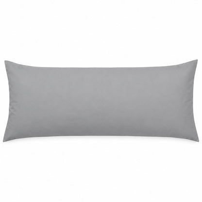 Polycotton bolster pillowcase – Grey – 1
