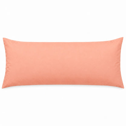 Polycotton bolster pillowcase – Peach – 1