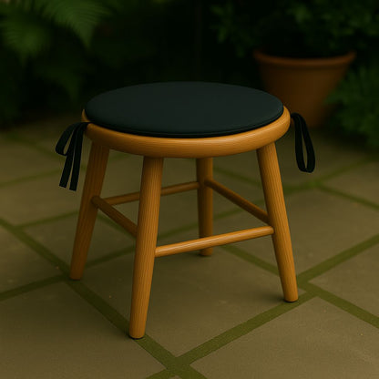 Waterproof Round Seat Cushion 35 cm – Indoor & Outdoor Garden Patio Chair Pad | Night Zone