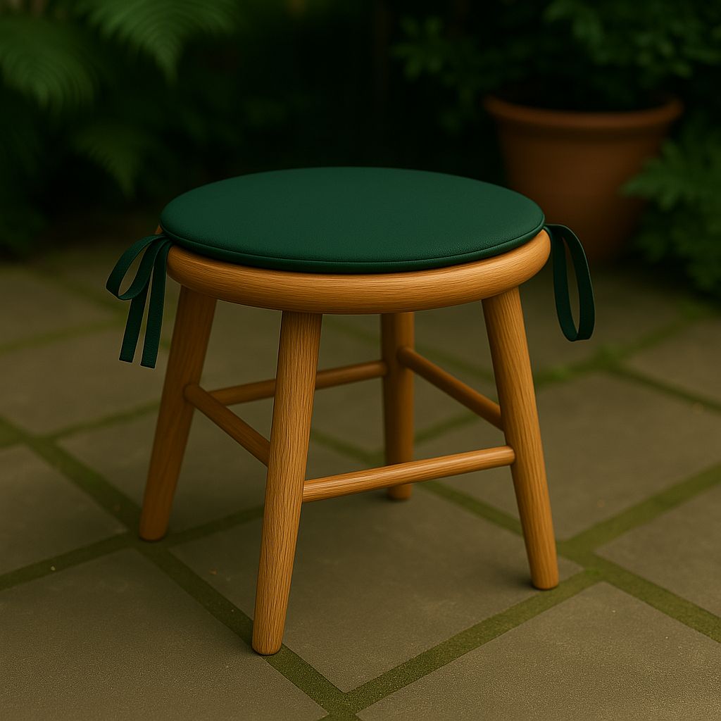 Waterproof Round Seat Cushion 35 cm – Indoor & Outdoor Garden Patio Chair Pad | Night Zone