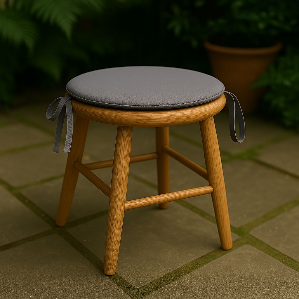 Waterproof Round Seat Cushion 35 cm – Indoor & Outdoor Garden Patio Chair Pad | Night Zone