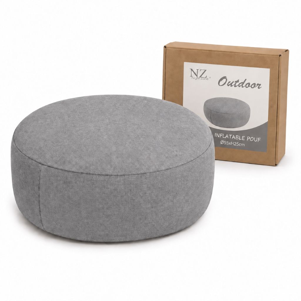 Inflatable Indoor & Outdoor Pouf & Chair | Night Zone
