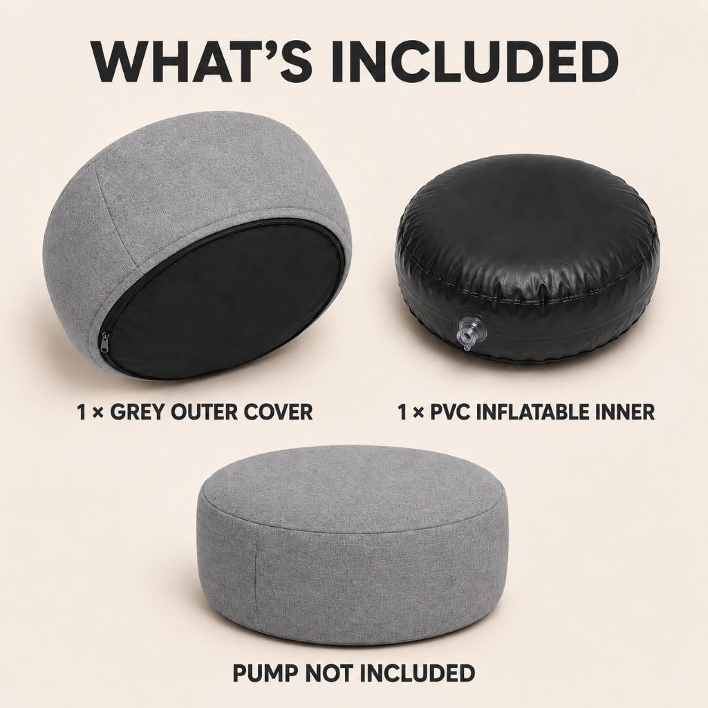 Inflatable Indoor & Outdoor Pouf & Chair | Night Zone