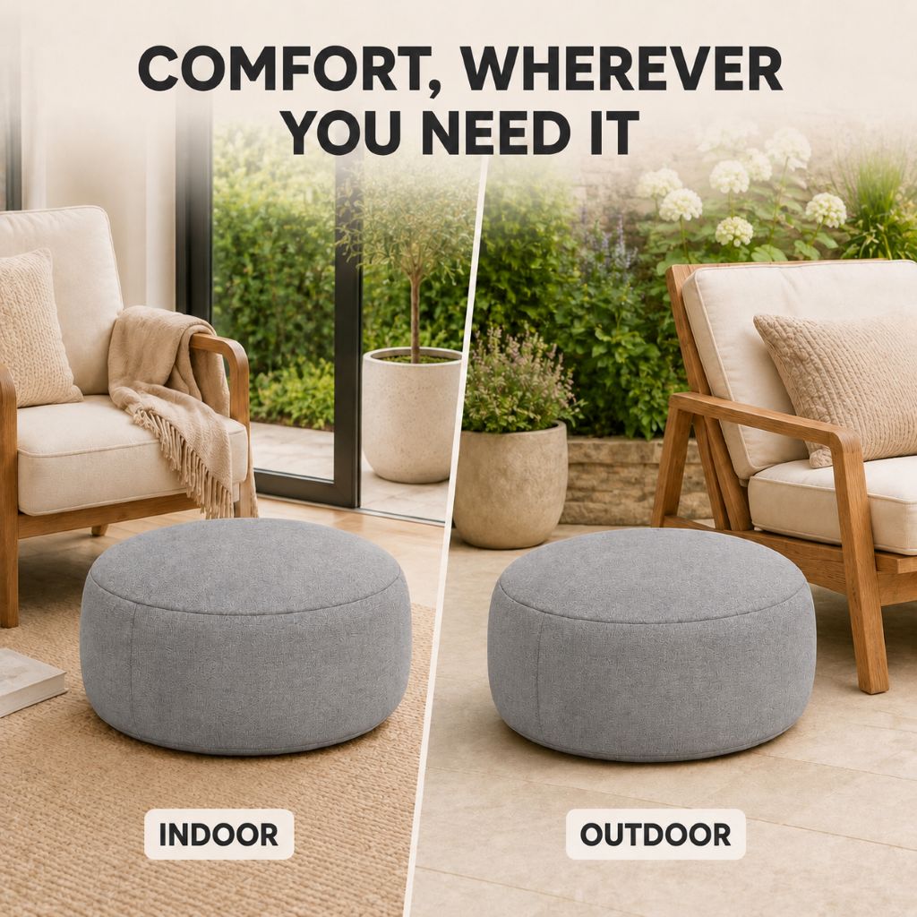 Inflatable Indoor & Outdoor Pouf & Chair | Night Zone