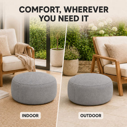 Inflatable Indoor & Outdoor Pouf & Chair | Night Zone