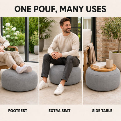 Inflatable Indoor & Outdoor Pouf & Chair | Night Zone