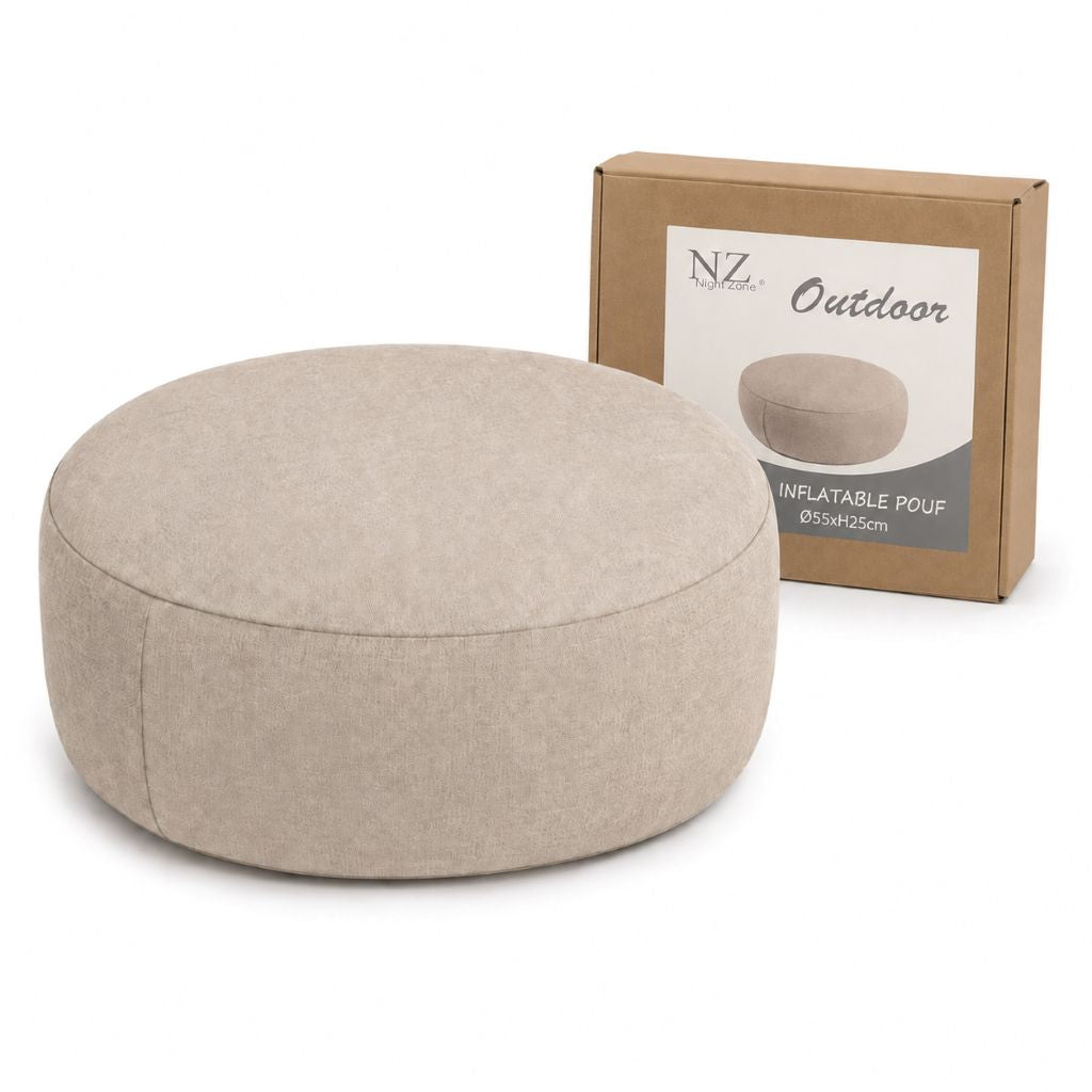 Inflatable Indoor & Outdoor Pouf & Chair | Night Zone