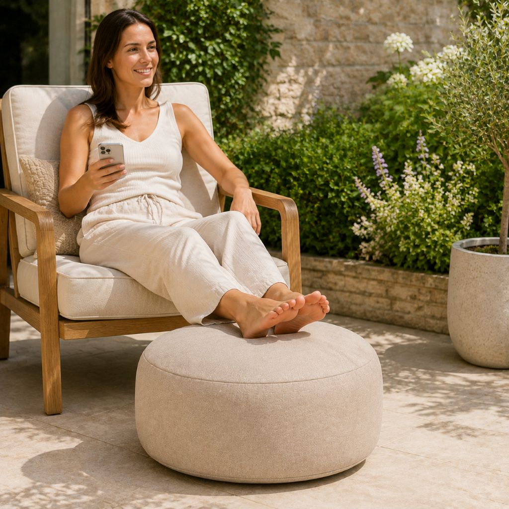 Inflatable Indoor & Outdoor Pouf & Chair | Night Zone