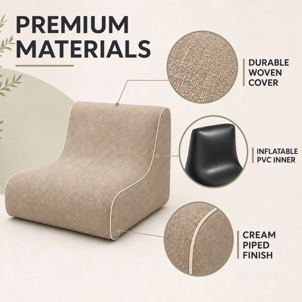 Inflatable Indoor & Outdoor Pouf & Chair | Night Zone