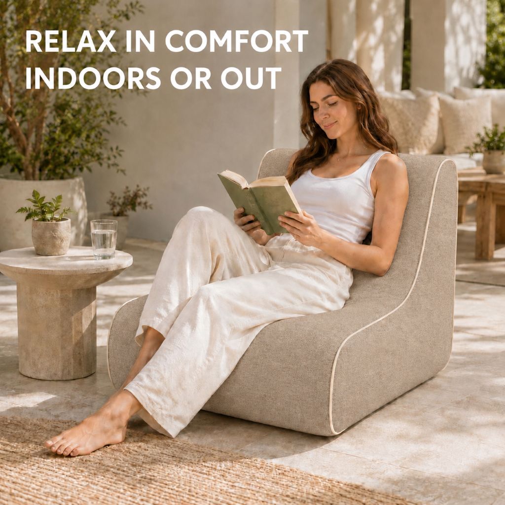 Inflatable Indoor & Outdoor Pouf & Chair | Night Zone