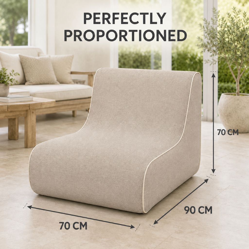 Inflatable Indoor & Outdoor Pouf & Chair | Night Zone