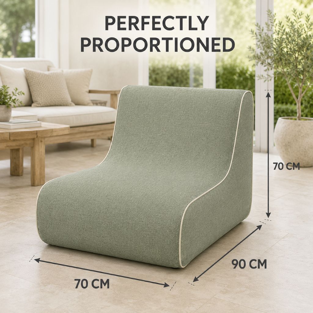 Inflatable Indoor & Outdoor Pouf & Chair | Night Zone
