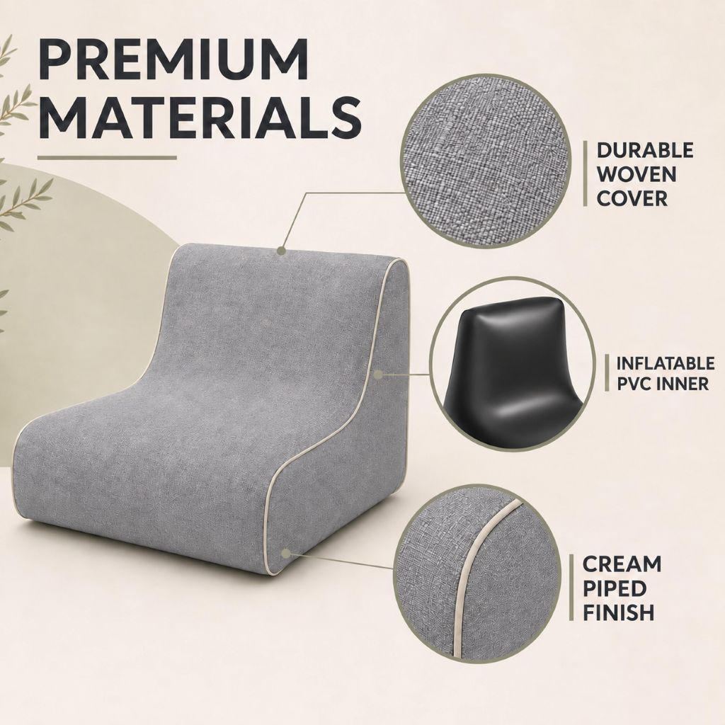 Inflatable Indoor & Outdoor Pouf & Chair | Night Zone