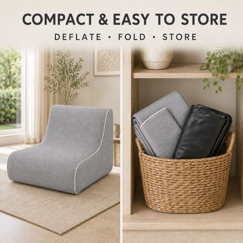 Inflatable Indoor & Outdoor Pouf & Chair | Night Zone