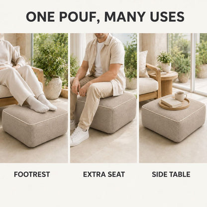 Inflatable Indoor & Outdoor Pouf & Chair | Night Zone