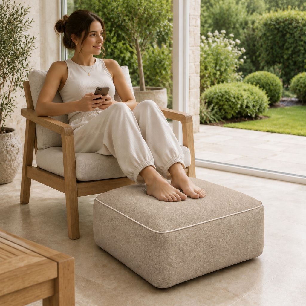 Inflatable Indoor & Outdoor Pouf & Chair | Night Zone