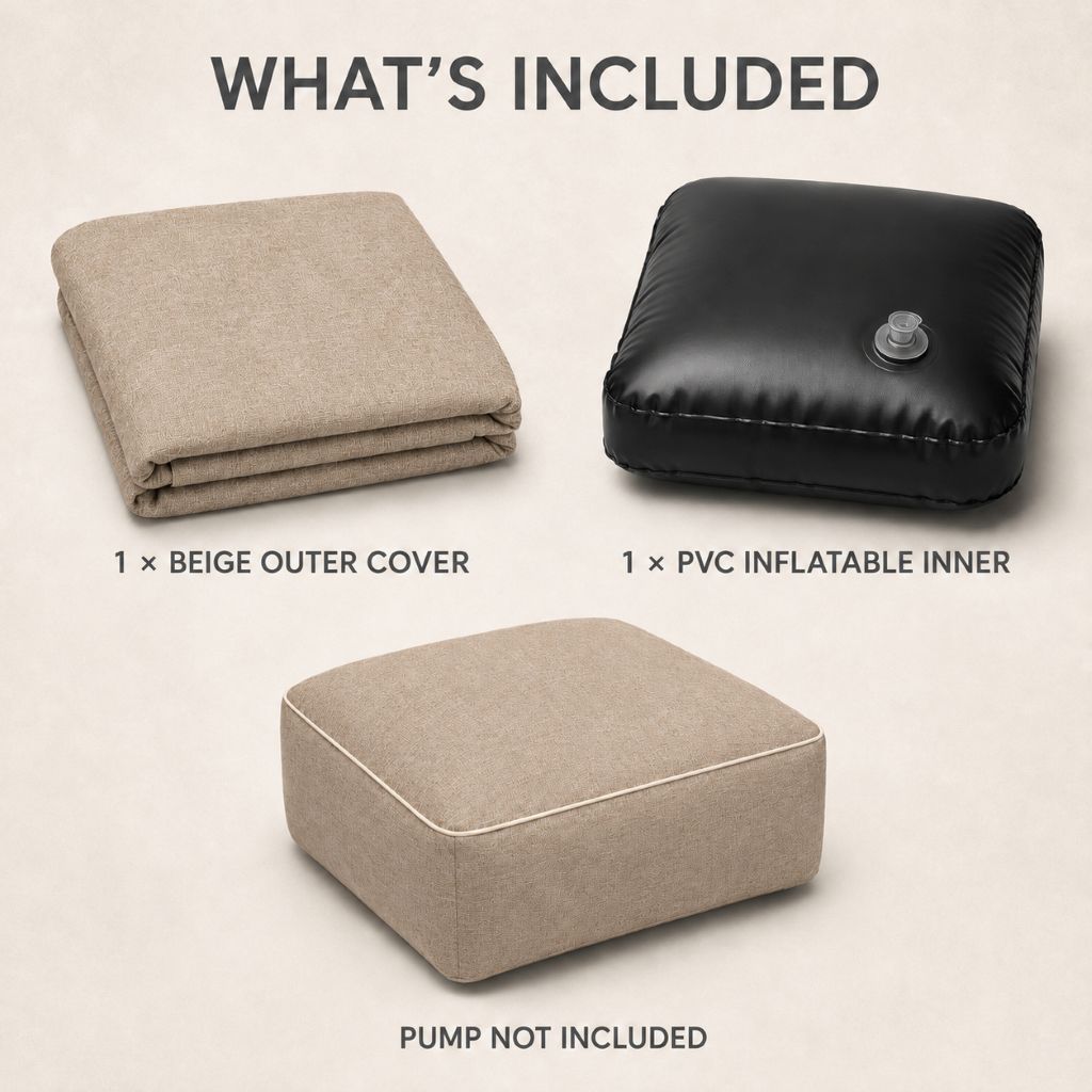 Inflatable Indoor & Outdoor Pouf & Chair | Night Zone