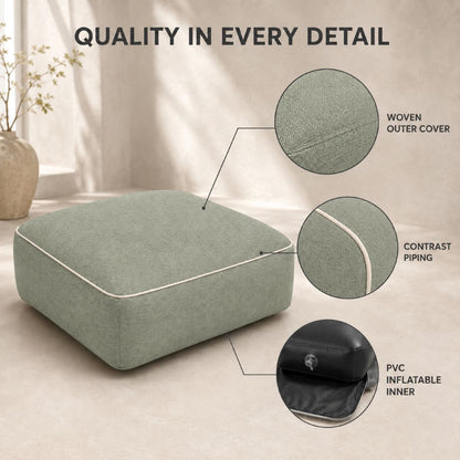 Inflatable Indoor & Outdoor Pouf & Chair | Night Zone