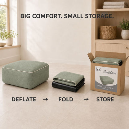 Inflatable Indoor & Outdoor Pouf & Chair | Night Zone