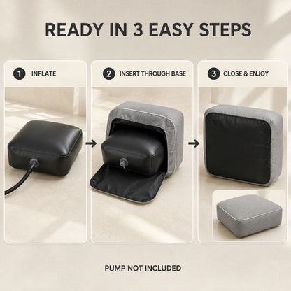 Inflatable Indoor & Outdoor Pouf & Chair | Night Zone