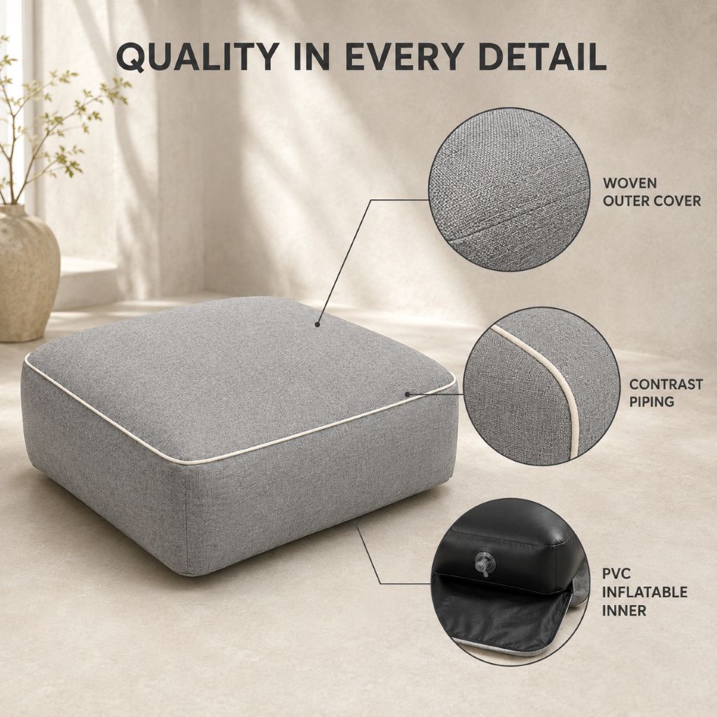 Inflatable Indoor & Outdoor Pouf & Chair | Night Zone