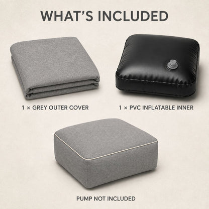 Inflatable Indoor & Outdoor Pouf & Chair | Night Zone