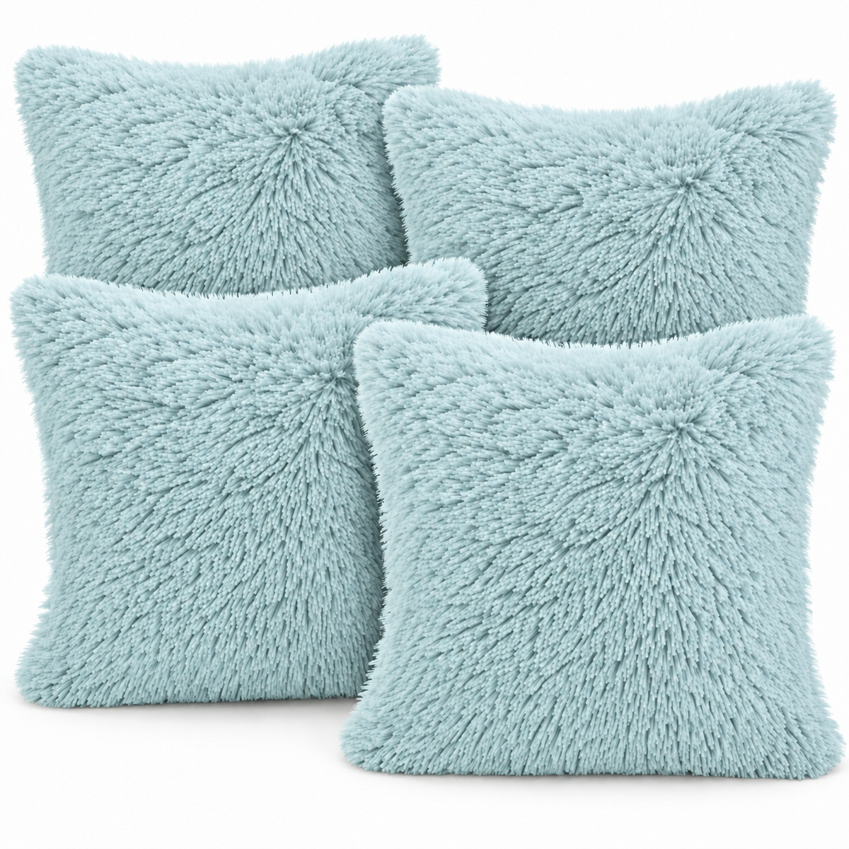 Teddy Hug cushion covers – Duck Egg – 1