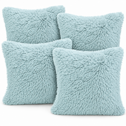 Teddy Hug cushion covers – Duck Egg – 1