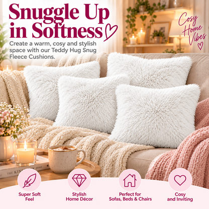 Teddy Hug cushion covers – White – 6