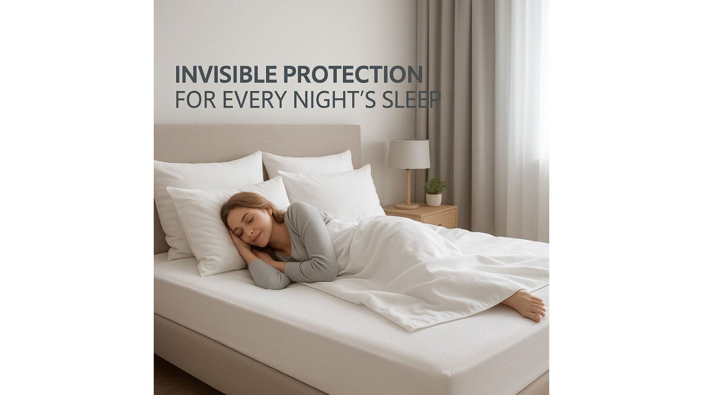 Terry Mattress Protector Waterproof – Soft Microfibre Mattress Cover | Night Zone