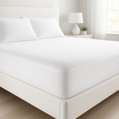 Terry Mattress Protector Waterproof – Soft Microfibre Mattress Cover | Night Zone