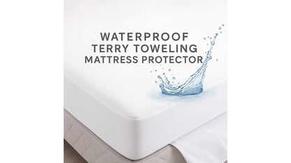 Terry Mattress Protector Waterproof – Soft Microfibre Mattress Cover | Night Zone