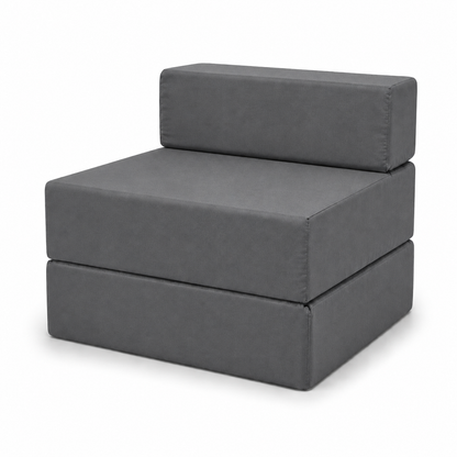 Z Bed Convertible Folding Sofa Bed Chair – 3-in-1 Foam Floor Lounger & Guest Mattress | Night Zone